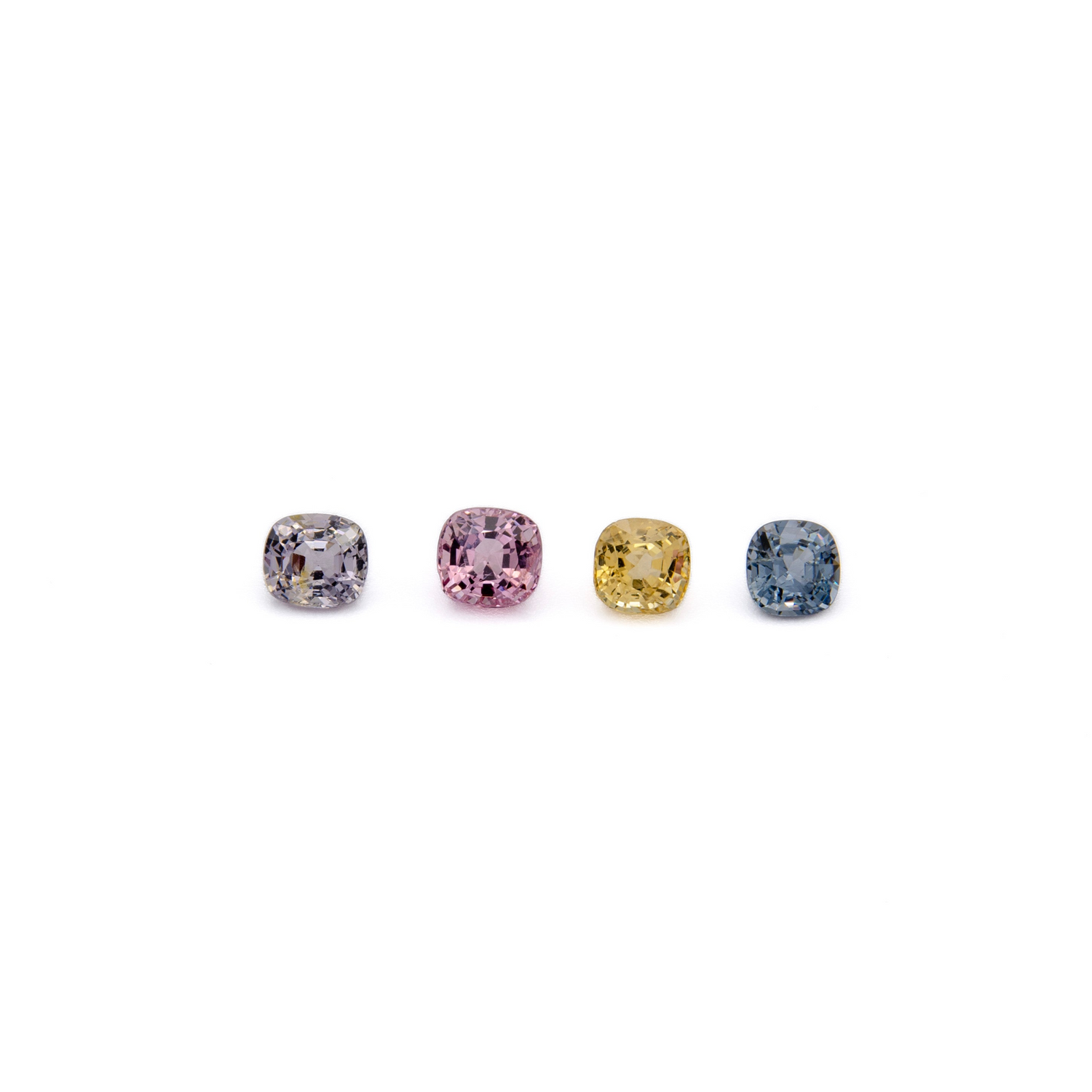 modèle jewellery colourful burmese gemstones consisting of danburite, spinels 