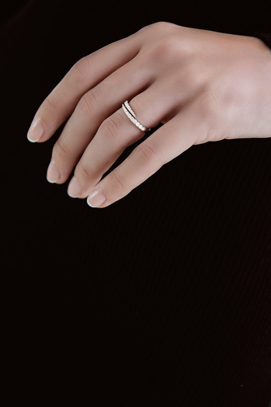 Ouverte Diamond Ring