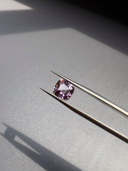 over 2carat red-violet (lilac) spinel from Burma, Myanmar